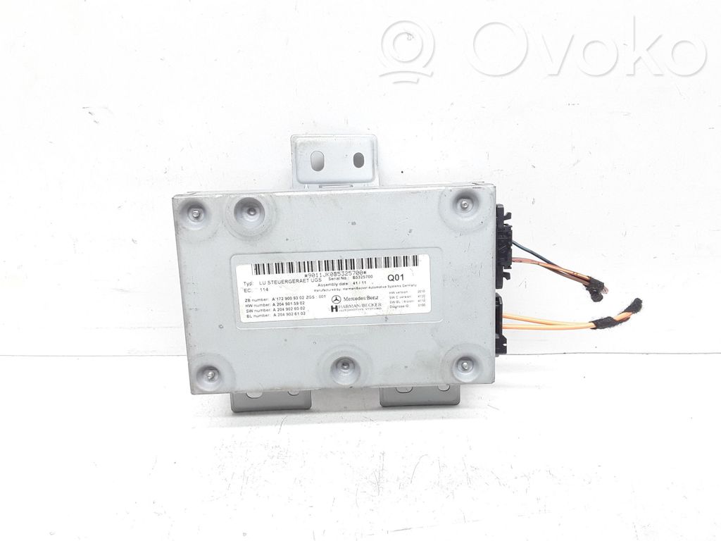 Mercedes-Benz E C207 W207 GPS navigation control unit/module 