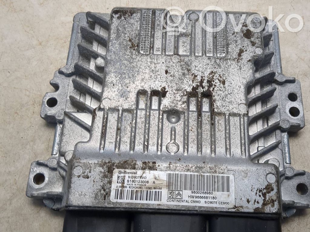 Citroen DS3 Engine control unit/module 