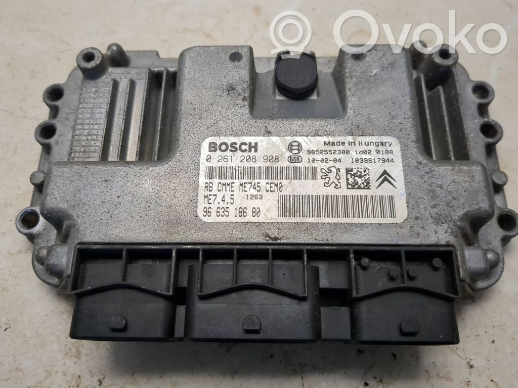 Peugeot 307 CC Engine control unit/module 