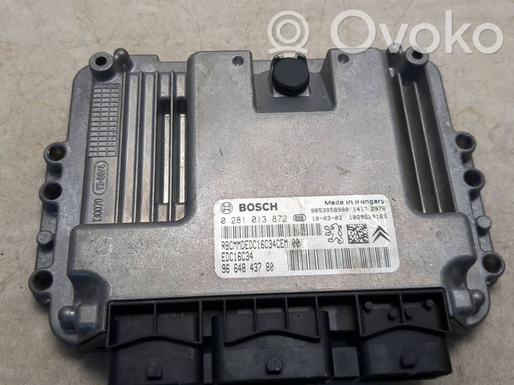 Peugeot 307 Engine control unit/module 
