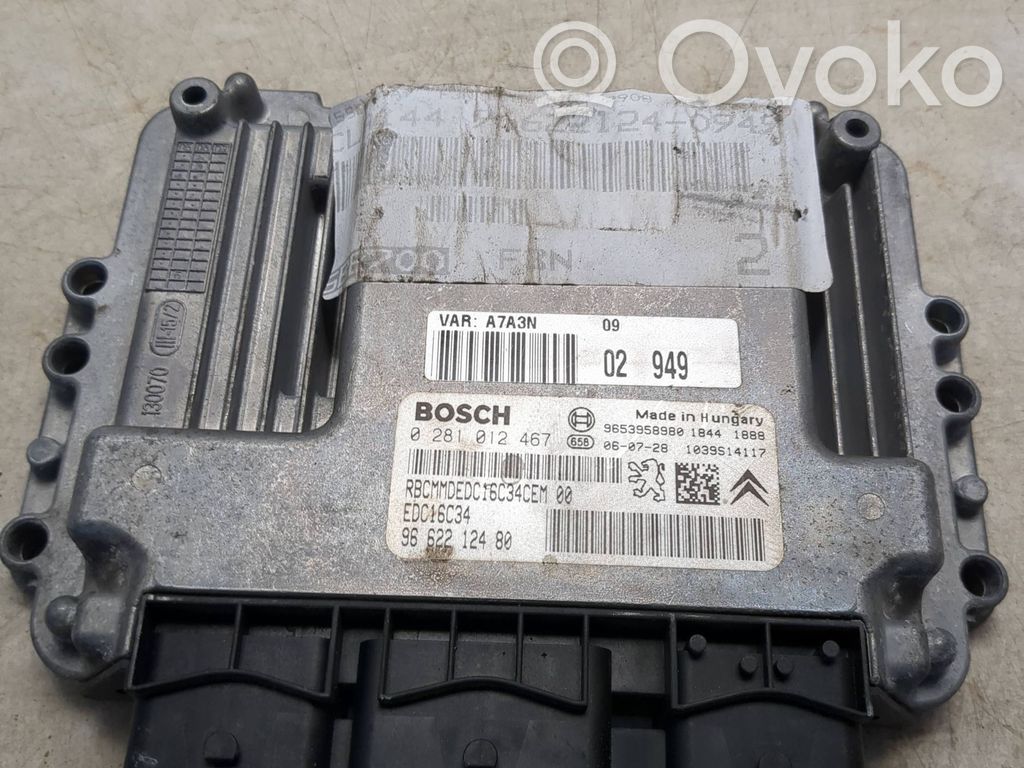 Peugeot 307 Engine control unit/module 