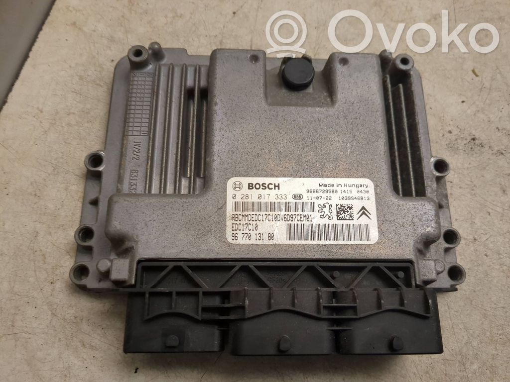 Citroen C4 II Picasso Engine control unit/module 