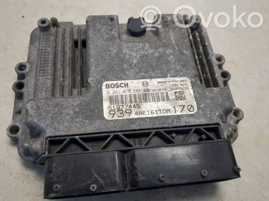 Alfa Romeo 159 Engine control unit/module 