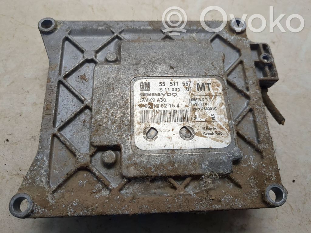 Opel Zafira B Engine control unit/module 