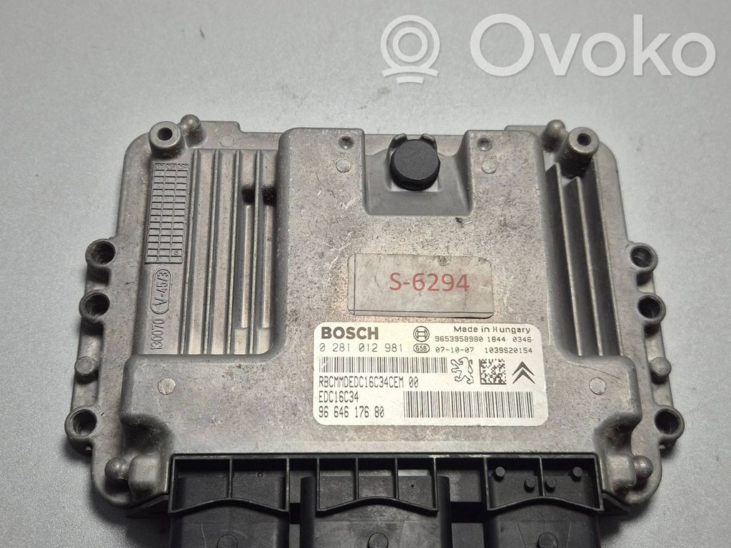 Peugeot Expert Engine control unit/module 