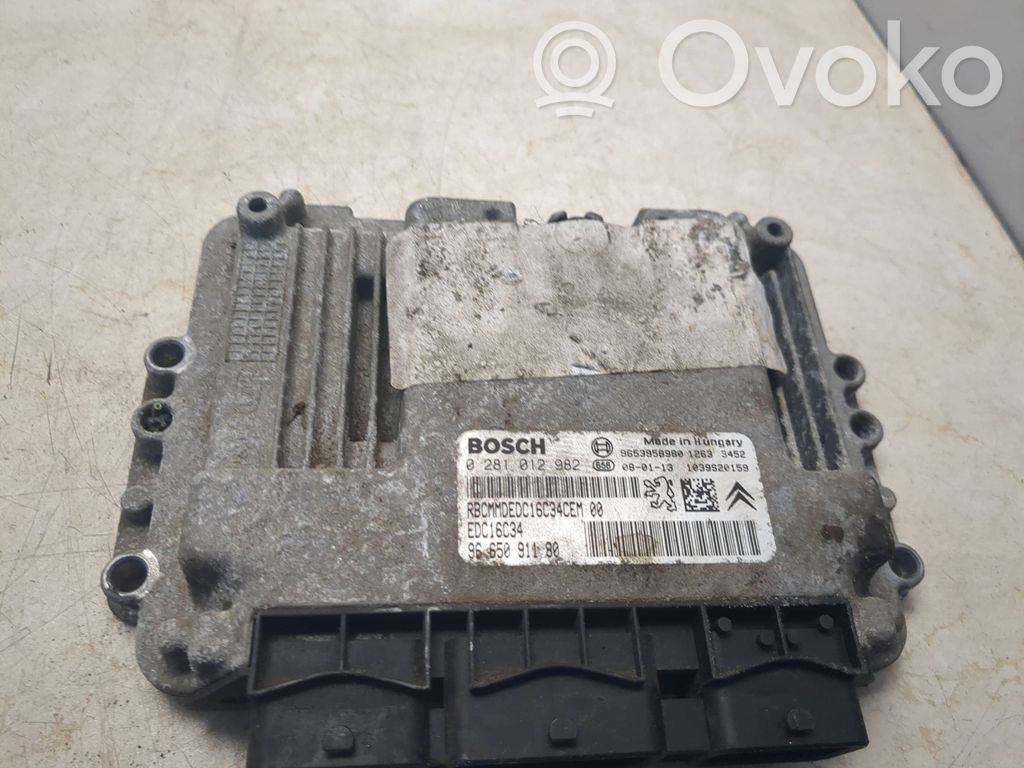 Citroen Jumpy Engine control unit/module 