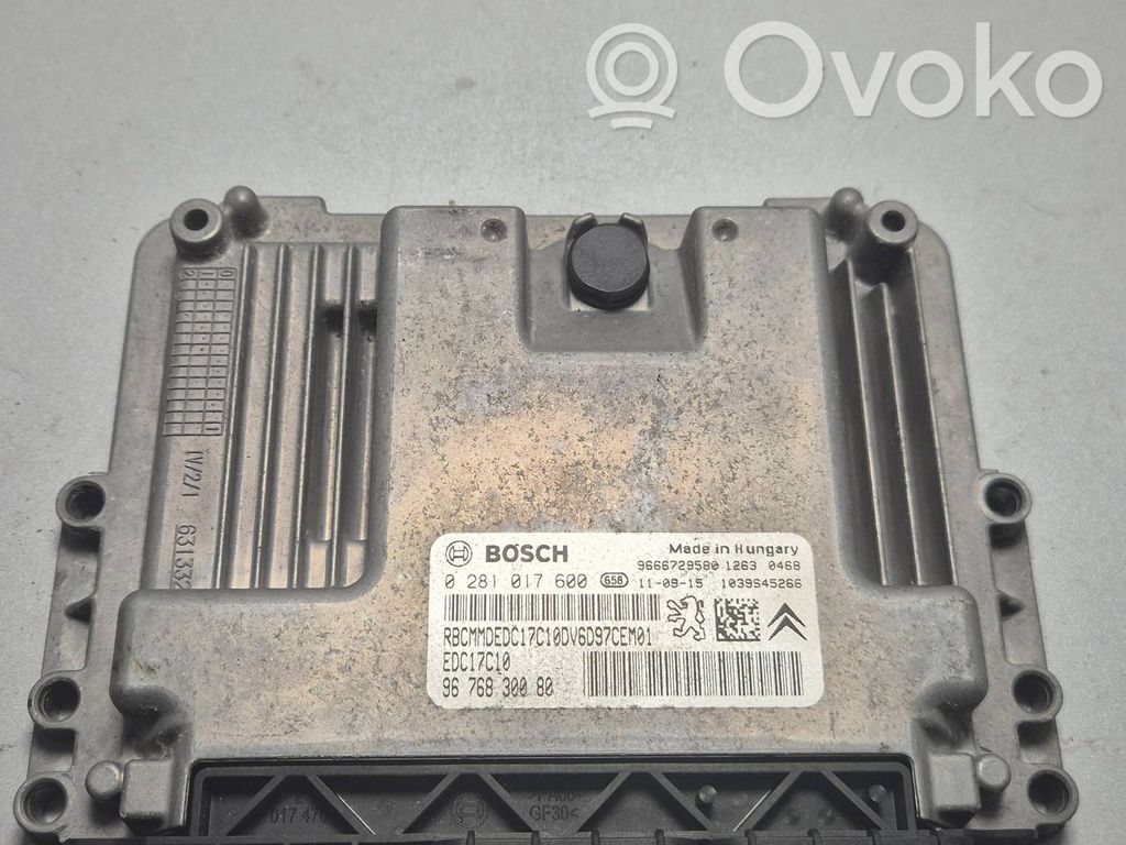 Citroen C4 II Engine control unit/module 