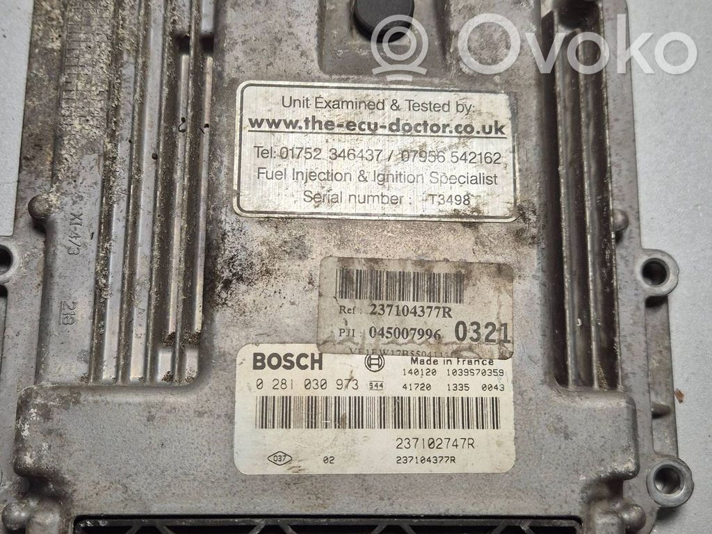 Renault Captur Engine control unit/module 