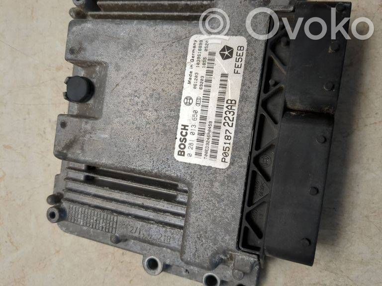 Engine control unit/module   0281013650,P05187223AB,1039S16899