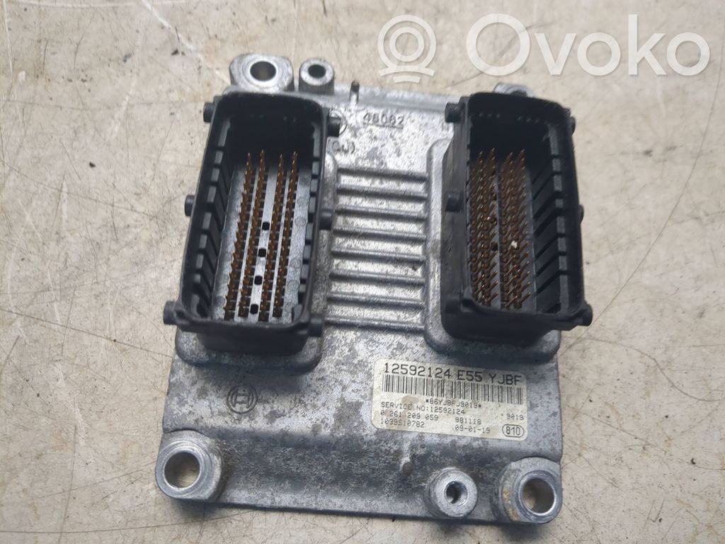 Sterownik / Moduł ECU   12592124,0261209059,1038S10782