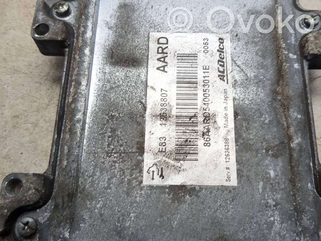 Opel Meriva B Engine control unit/module 