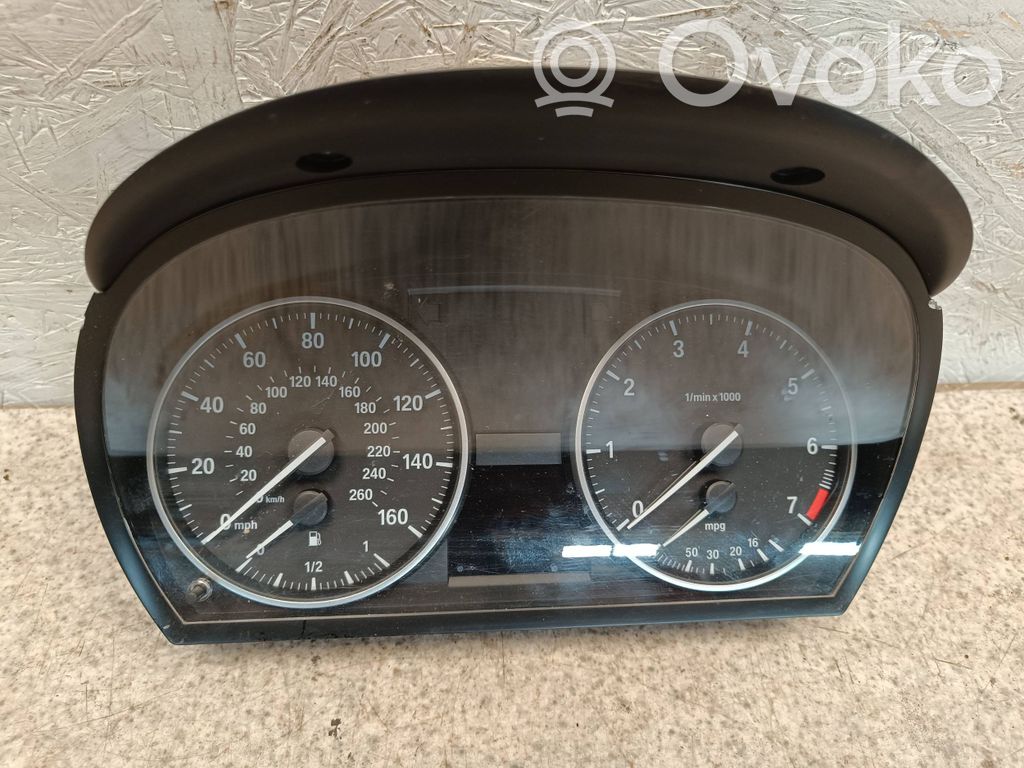 BMW 3 E90 E91 Speedometer (instrument cluster) 