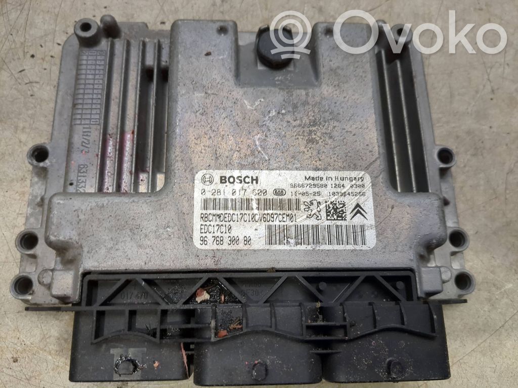 Peugeot 2008 I Engine control unit/module 