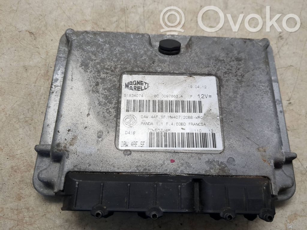 Fiat Panda II Engine control unit/module 
