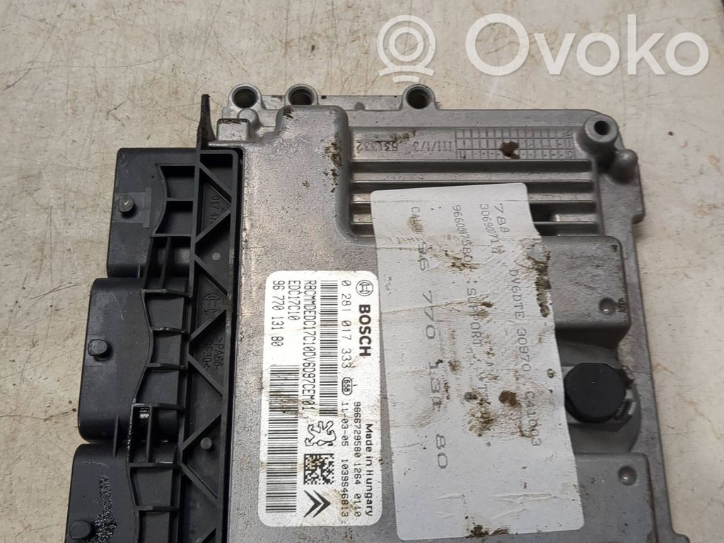 Citroen C4 I Engine control unit/module 