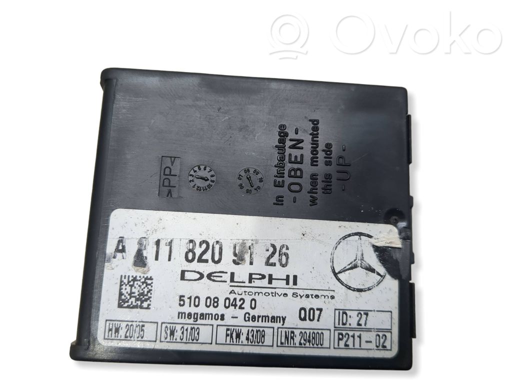 Sterownik / Moduł alarmu   A2118209126,510080420,LNR294800