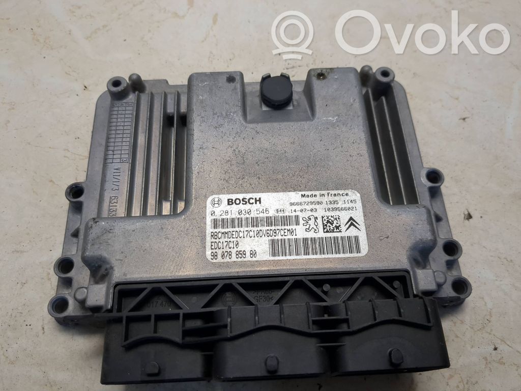 Citroen C4 II Picasso Engine control unit/module 