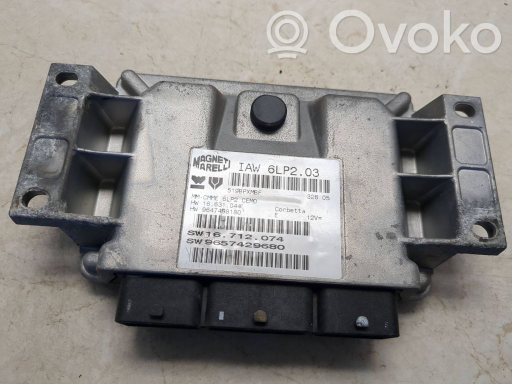 Peugeot 206 Engine control unit/module 