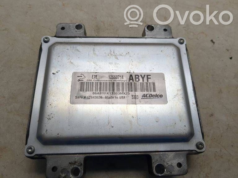 Opel Astra J Engine control unit/module 