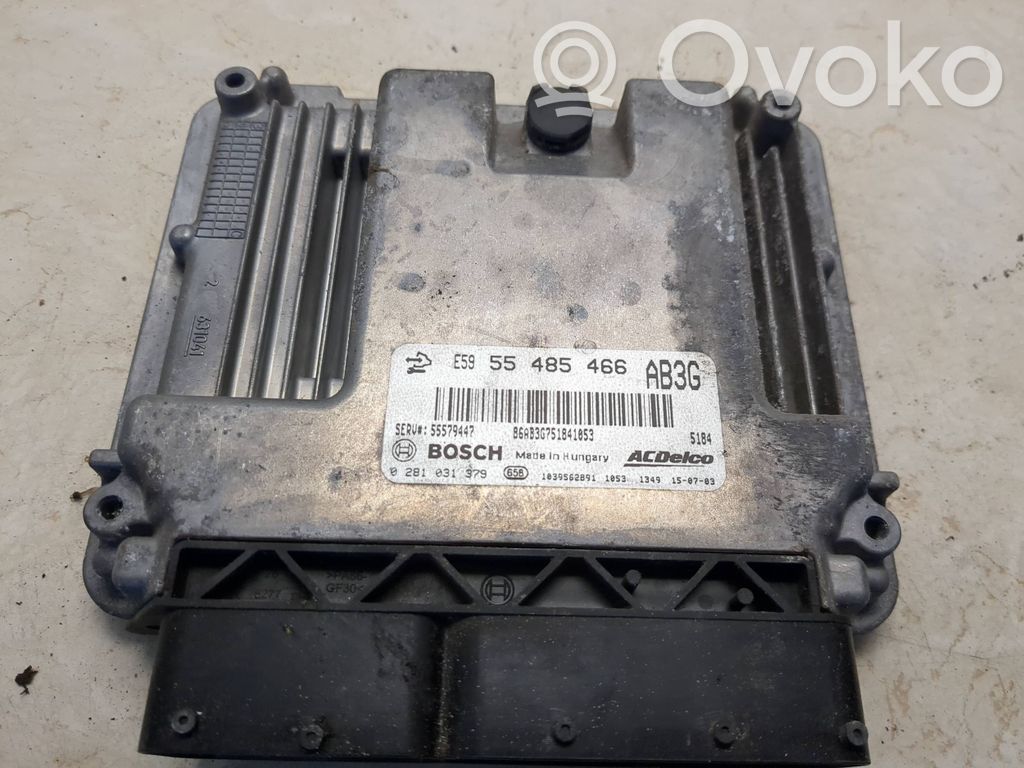 Opel Astra J Engine control unit/module 