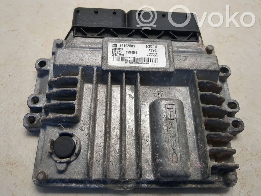 Opel Antara Engine control unit/module 