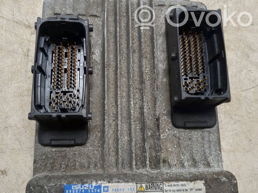 Opel Meriva A Engine control unit/module 