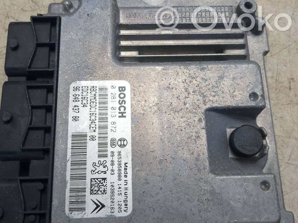 Peugeot Expert Engine control unit/module 