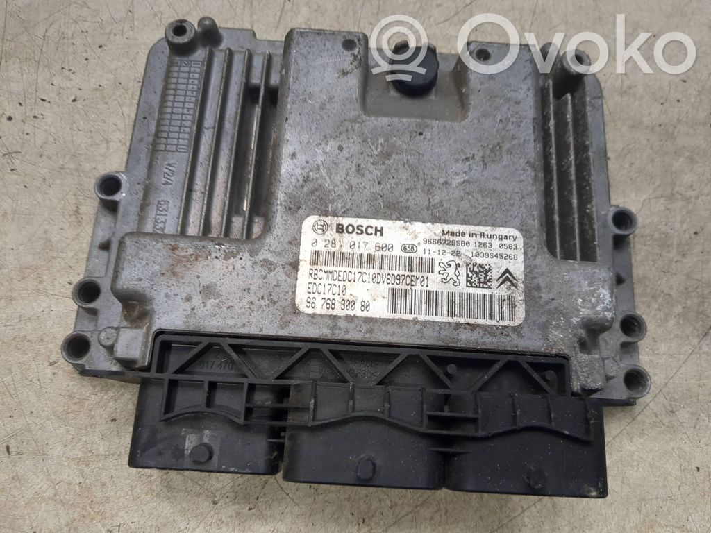 Citroen C3 Engine control unit/module 