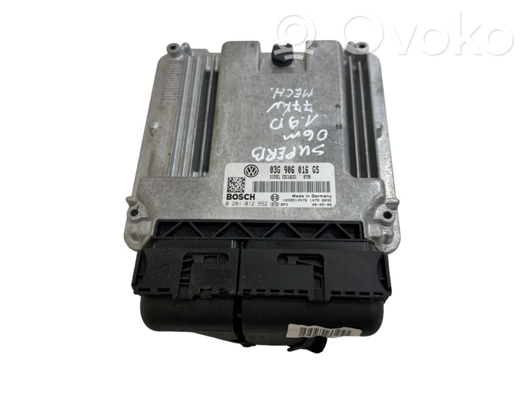 Skoda Superb B5 (3U) Engine control unit/module 