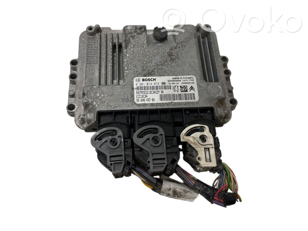 Engine control unit/module   9664843780,9653958980,0281013872