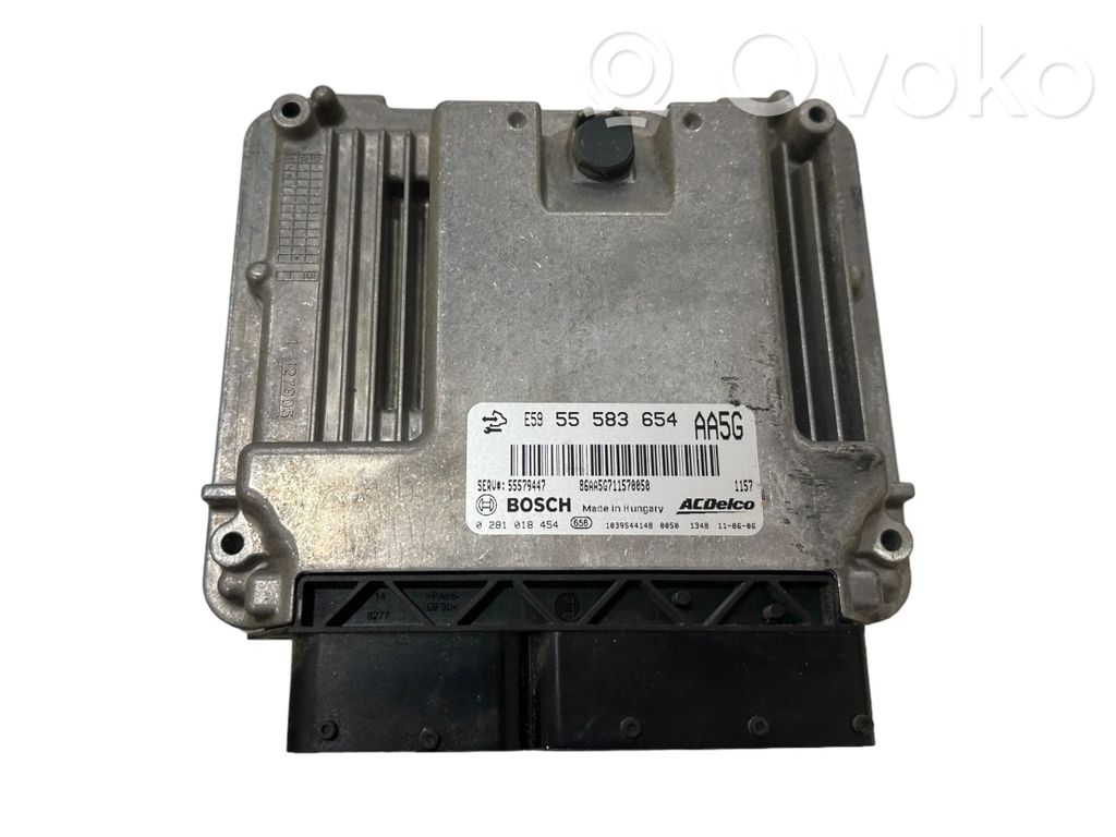 Opel Astra J Engine control unit/module 