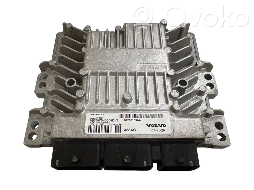Engine control unit/module   31269189AA,5WS40608DT
