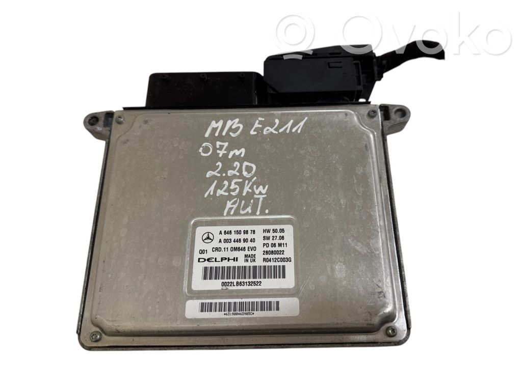 Mercedes-Benz E W211 Engine control unit/module 