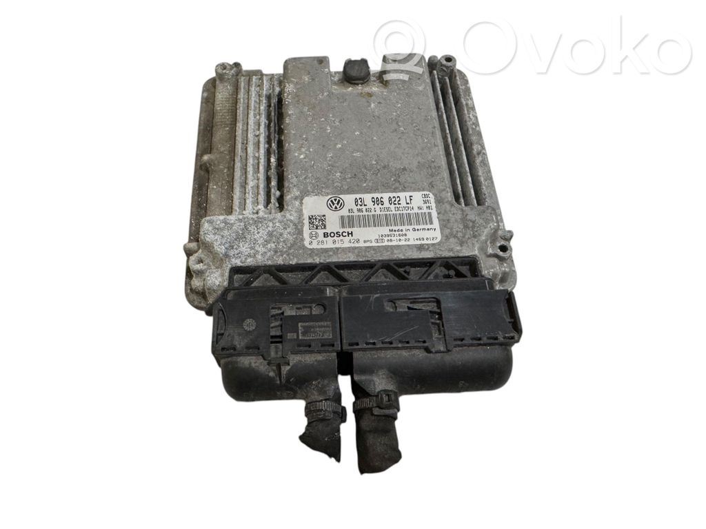 Volkswagen Golf VI Engine control unit/module 