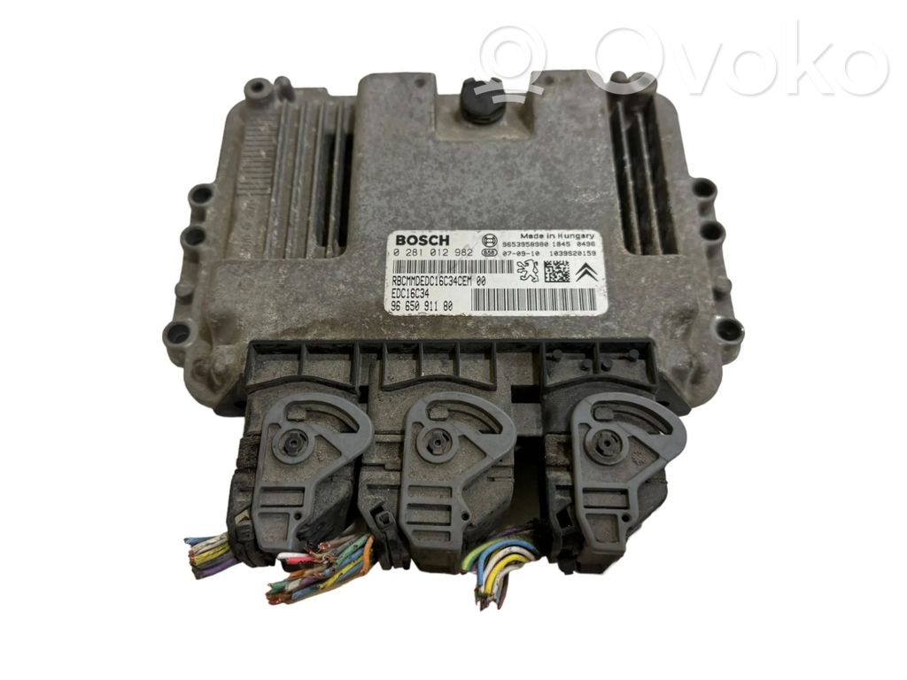 Citroen Jumpy Engine control unit/module 