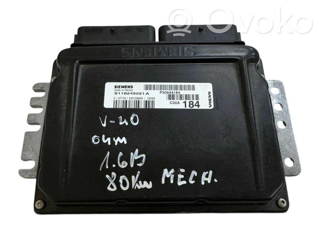 Volvo S40, V40 Unidad de control/módulo del motor 