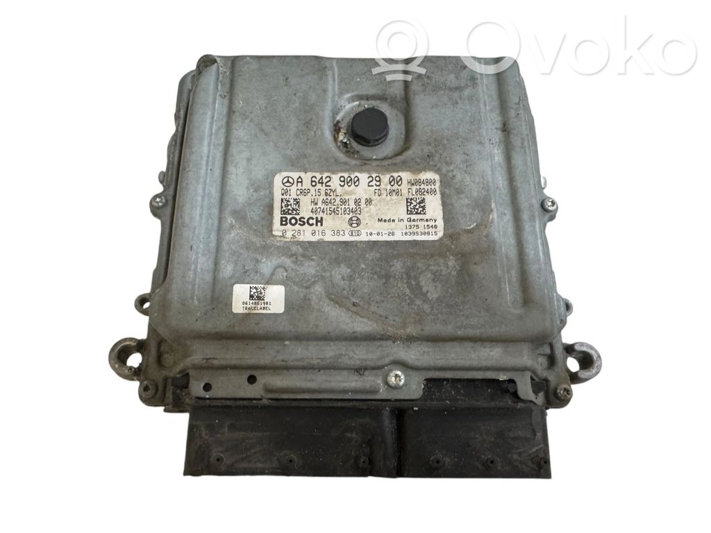 Mercedes-Benz E W212 Engine control unit/module 