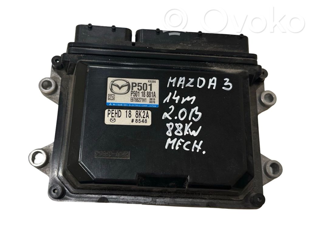 Engine control unit/module   P50118881A,E6T66271H1,PEHD188K2A,8548