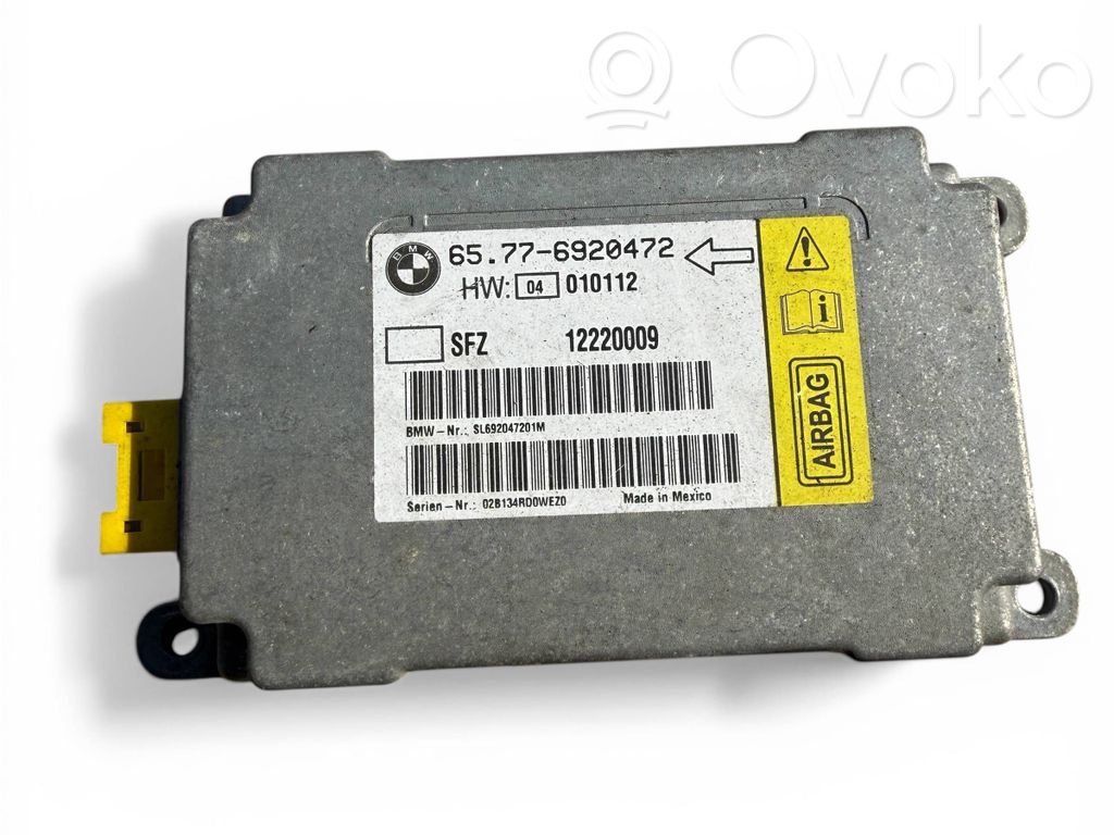 BMW 7 E65 E66 Unitate/modul de comandă airbaguri 