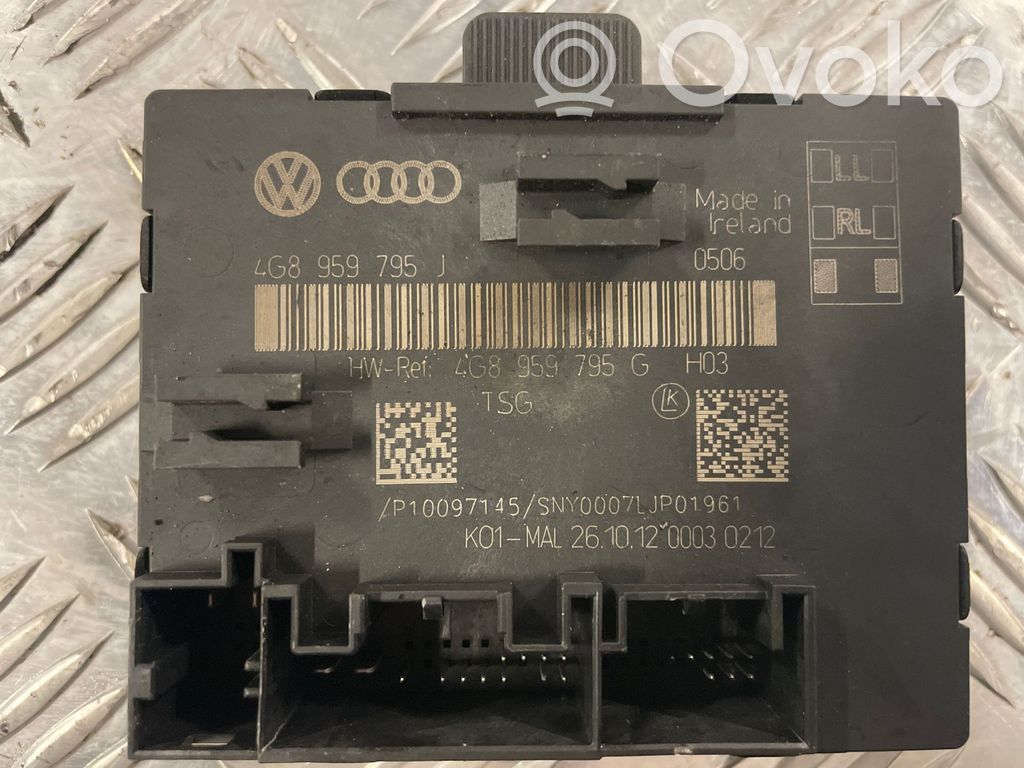 Audi A6 S6 C7 4G Door control unit/module 
