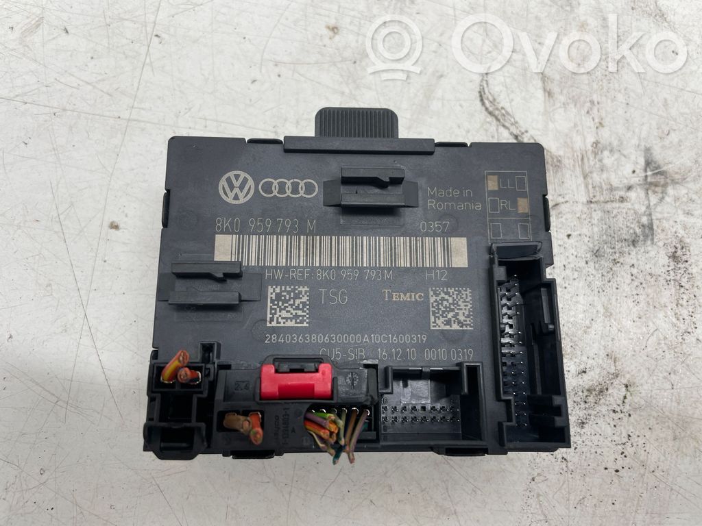 Audi Q5 SQ5 8R Unité de commande module de porte 