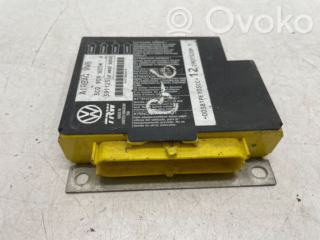 Volkswagen PASSAT B6 Airbag control unit/module 