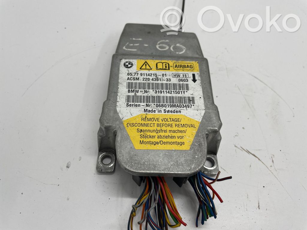 BMW 5 E60 E61 Airbag control unit/module 