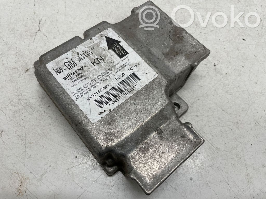 Opel Vectra C Airbag control unit/module 