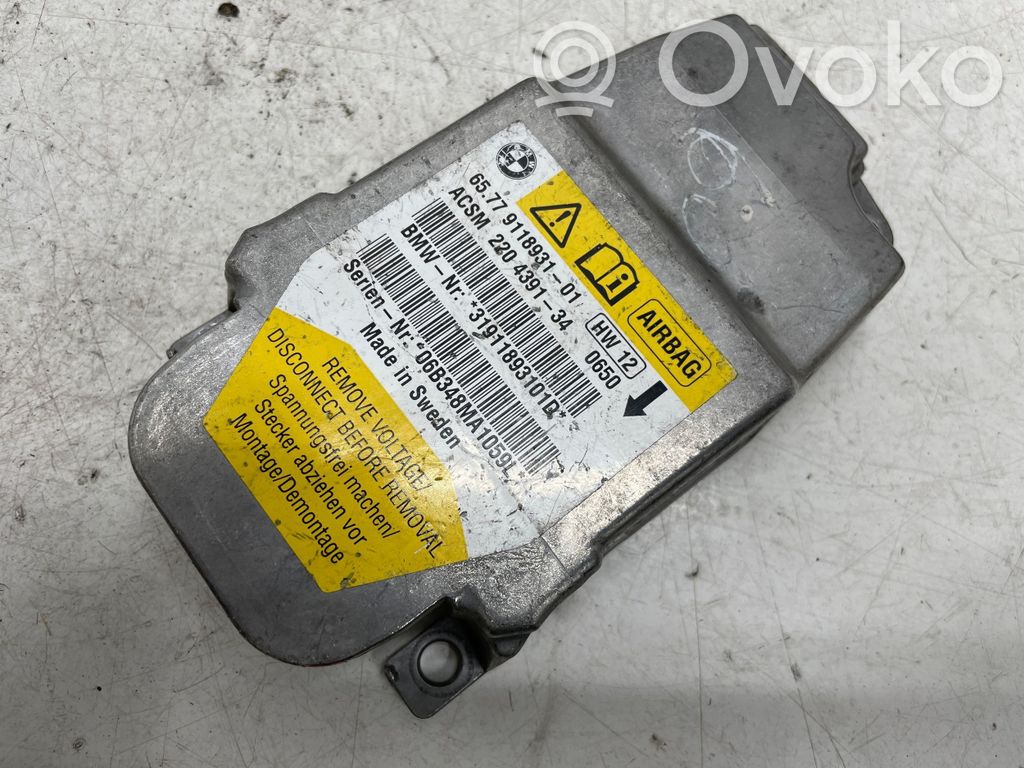 BMW 5 E60 E61 Airbag control unit/module 
