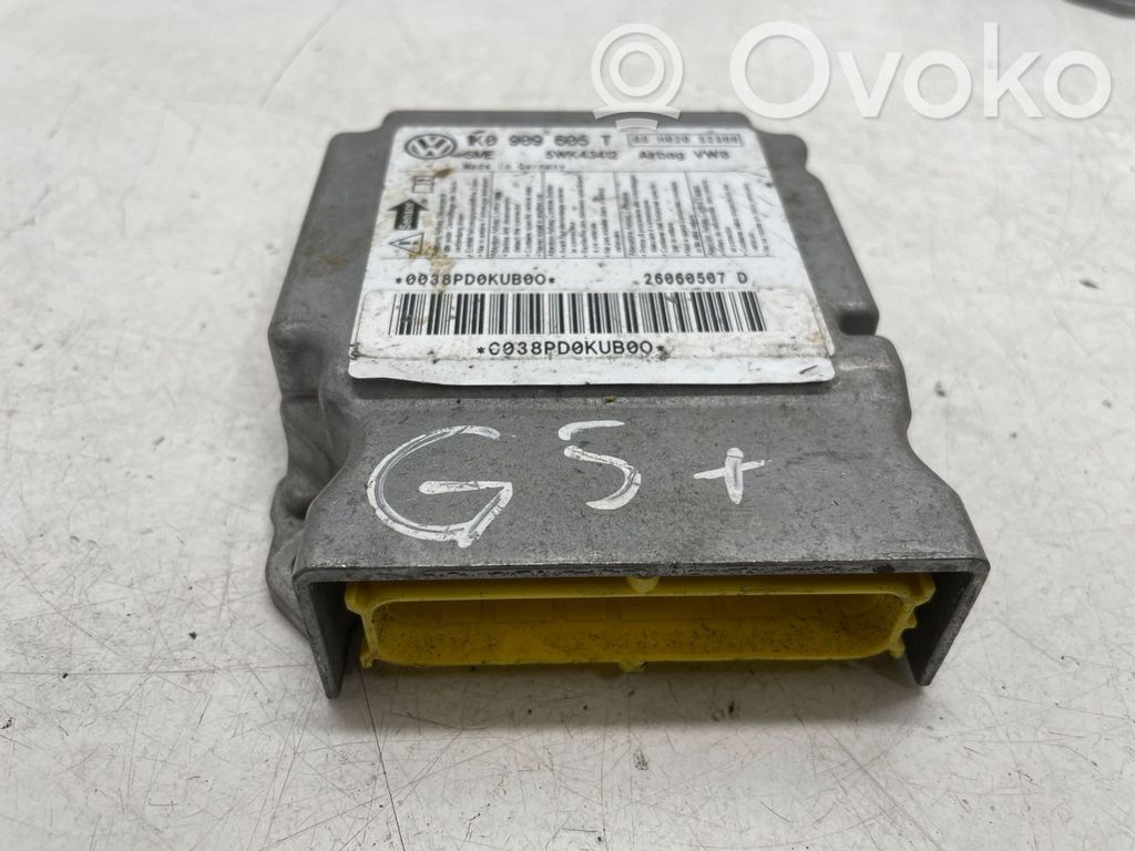 Volkswagen Golf VI Airbag control unit/module 