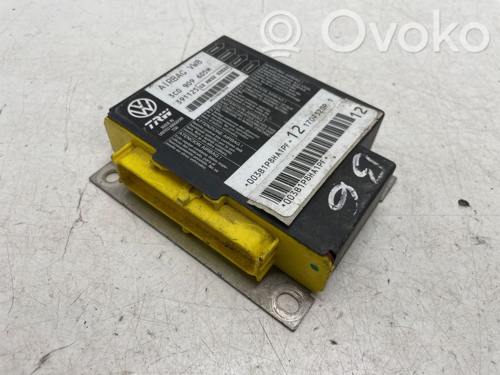 Volkswagen PASSAT B6 Airbag control unit/module 