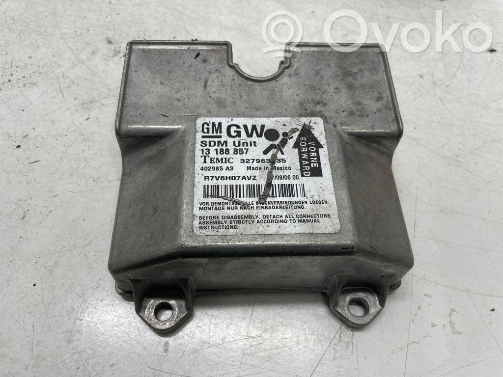 Opel Corsa D Module de contrôle airbag 