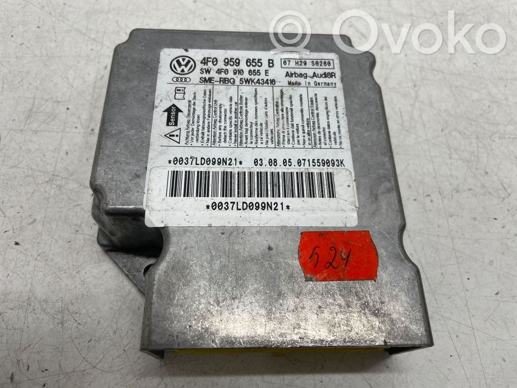 Volkswagen PASSAT B6 Airbag control unit/module 