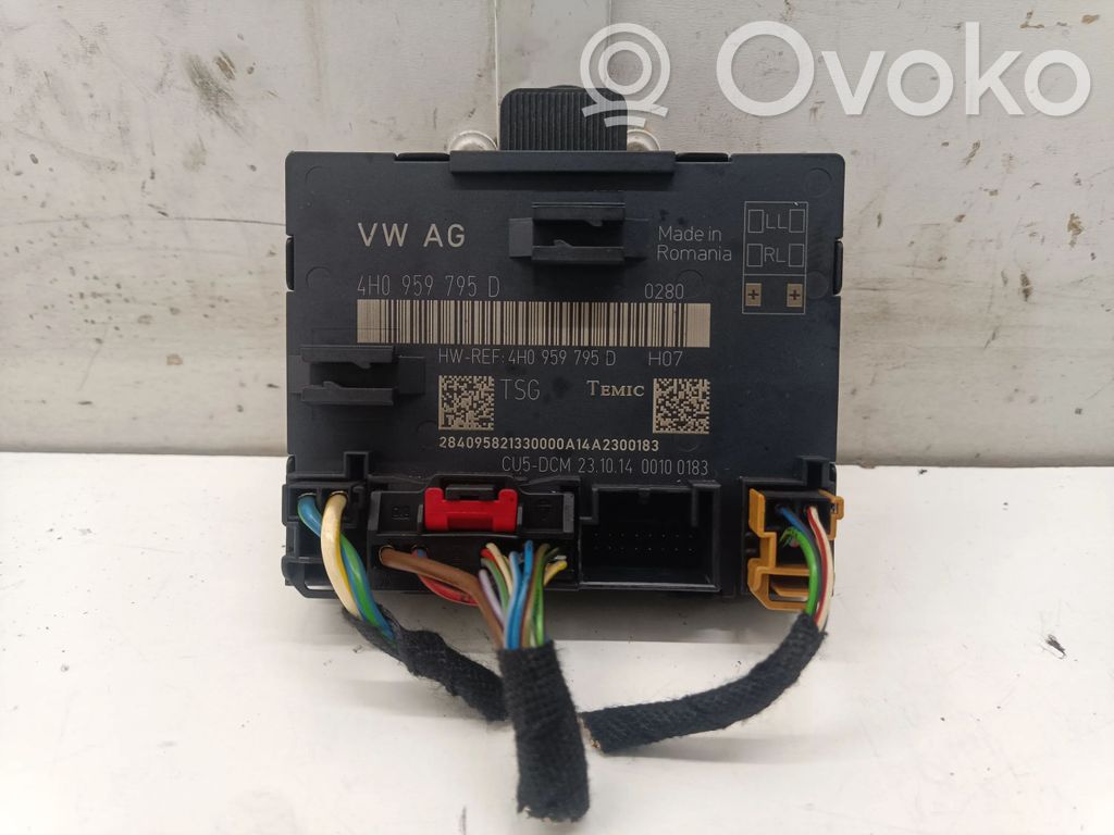 Audi A8 S8 D4 4H Door control unit/module 
